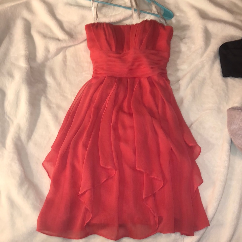 Gorgeous Coral bridesmaid dress